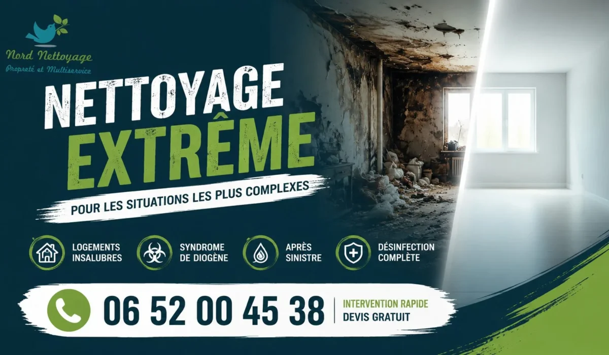 Isbergues : nos prestations de nettoyage extrême
