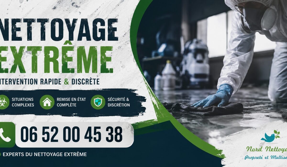 Intervention de nettoyage extrême à Issy-les-Moulineaux avec remise en état complète, désinfection et assainissement professionnel.
