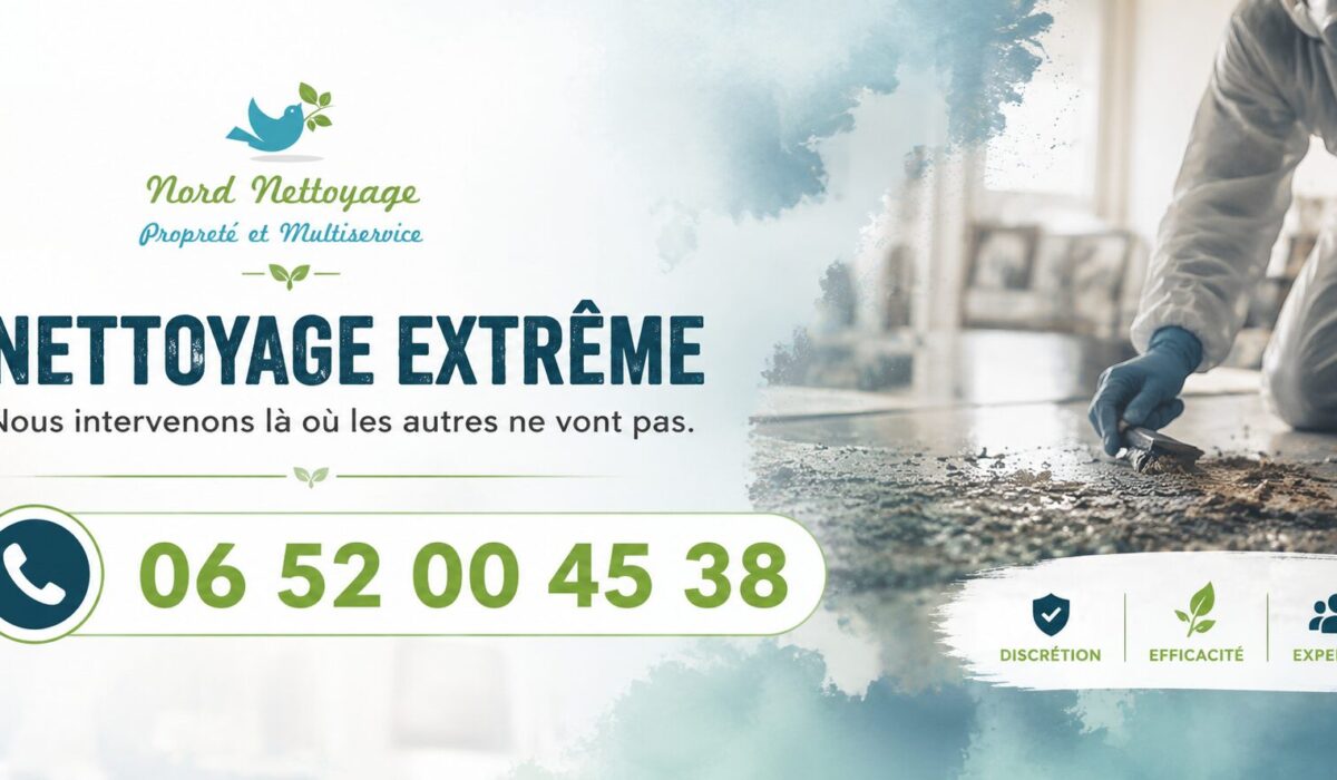 Nettoyage extrême à Jacob-Bellecombette avec remise en état, désinfection et débarras par une entreprise spécialisée.