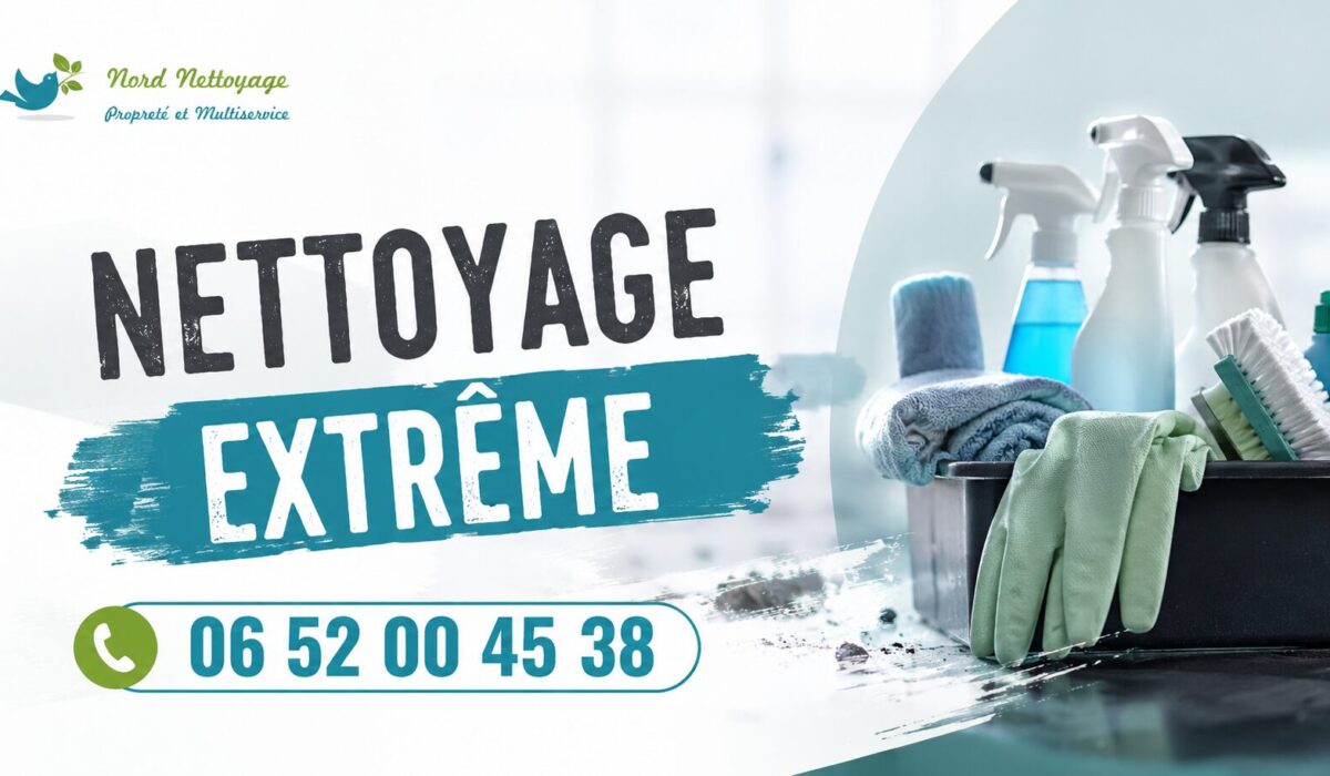 Intervention de nettoyage extrême à Jardin par Nord Nettoyage avec remise en état complète