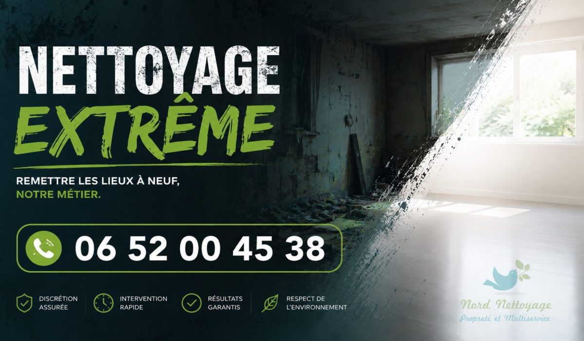 Entreprise spécialisée en nettoyage extrême à La Biolle avec intervention après sinistre, débarras, désinfection et remise en état de logements insalubres.