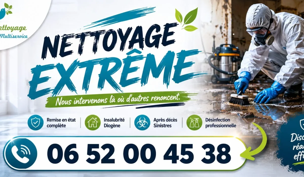 La Ferté-sous-Jouarre : nos prestations de nettoyage extrême