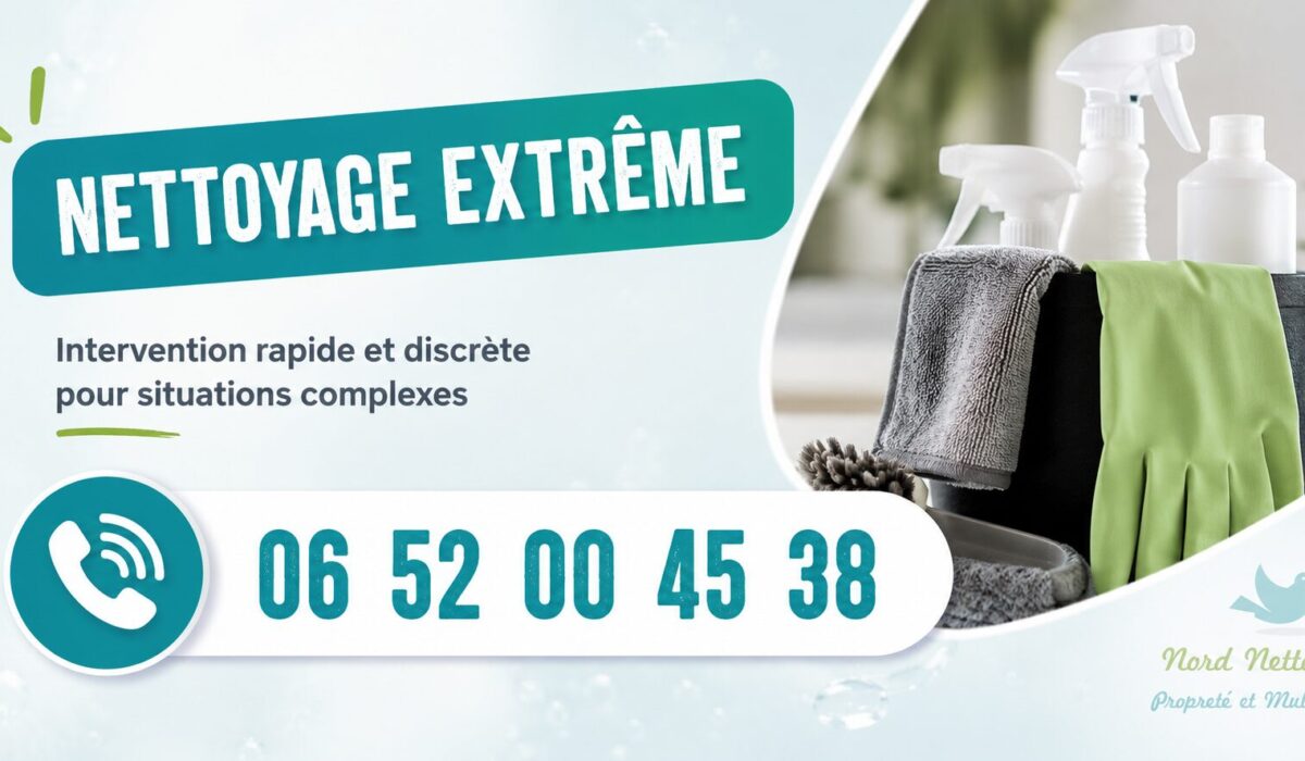 Intervention de nettoyage extrême à La Garenne-Colombes avec remise en état complète d'un logement insalubre et désinfection professionnelle.