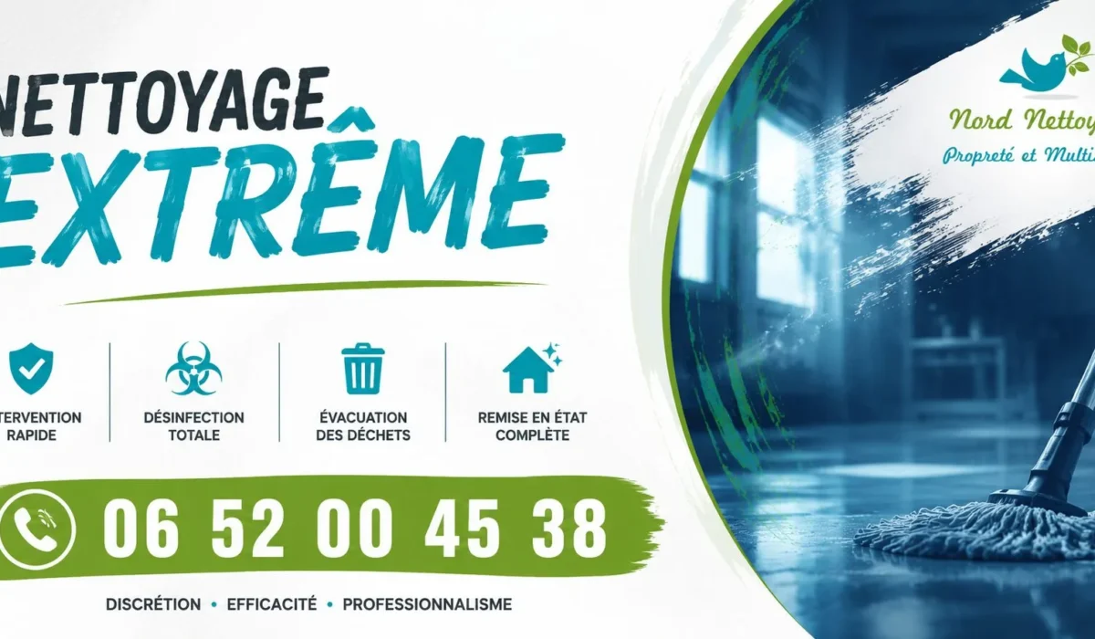 La Norville : nos prestations de nettoyage extrême
