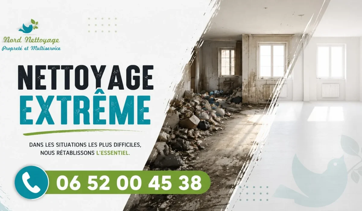 Lallaing : nos prestations de nettoyage extrême