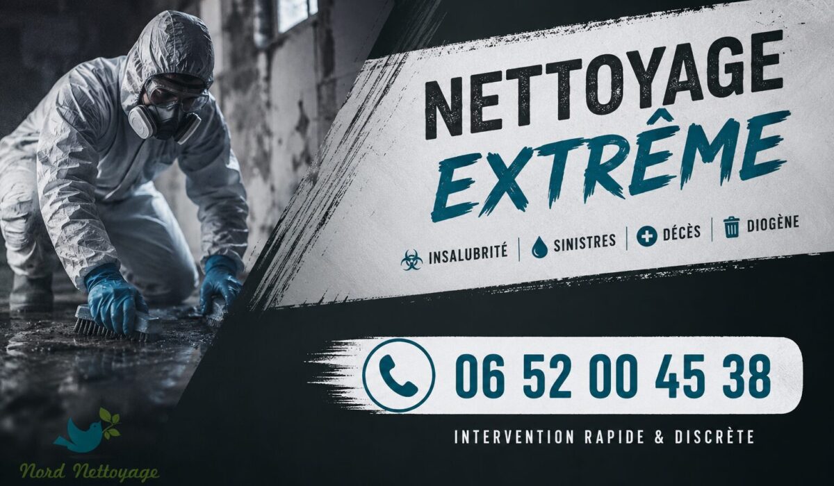 Équipe spécialisée en nettoyage extrême à Lans-en-Vercors pour logements insalubres, syndrome de Diogène, débarras et désinfection.