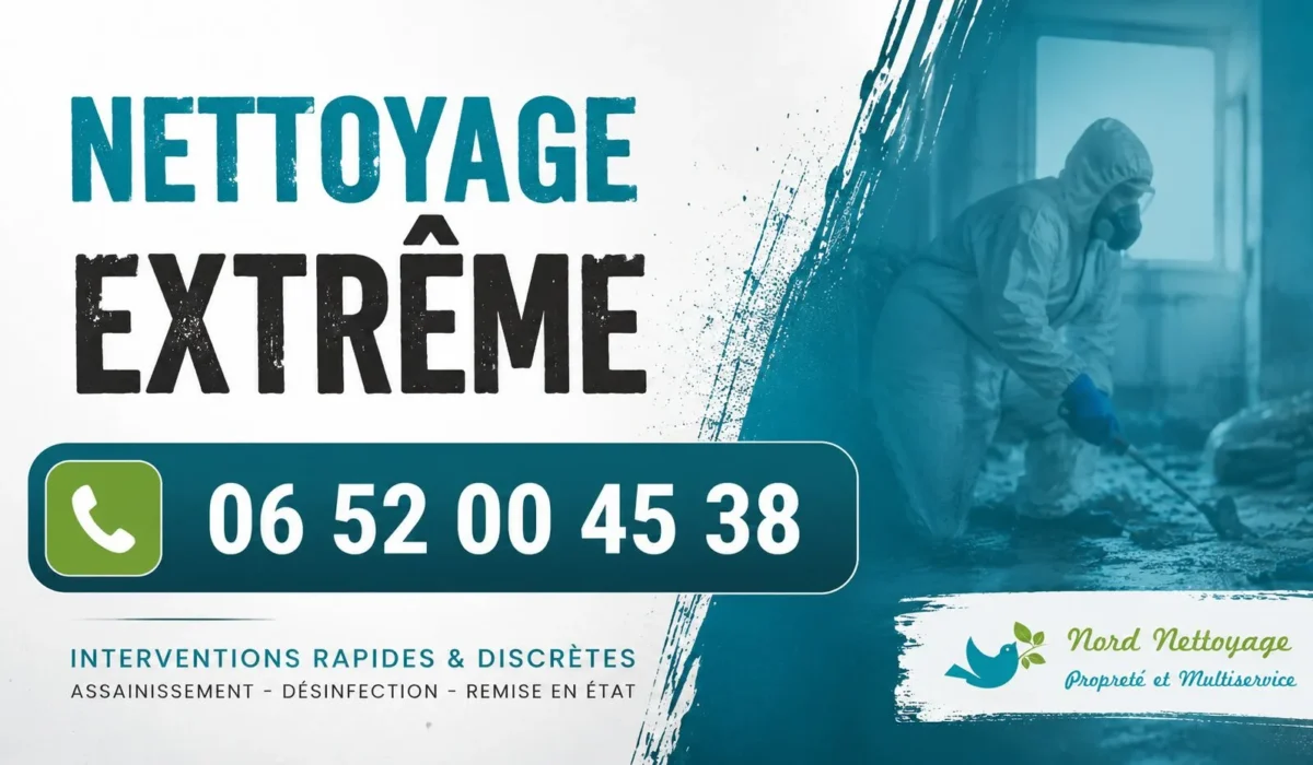 Le Cateau-Cambrésis : nos prestations de nettoyage extrême