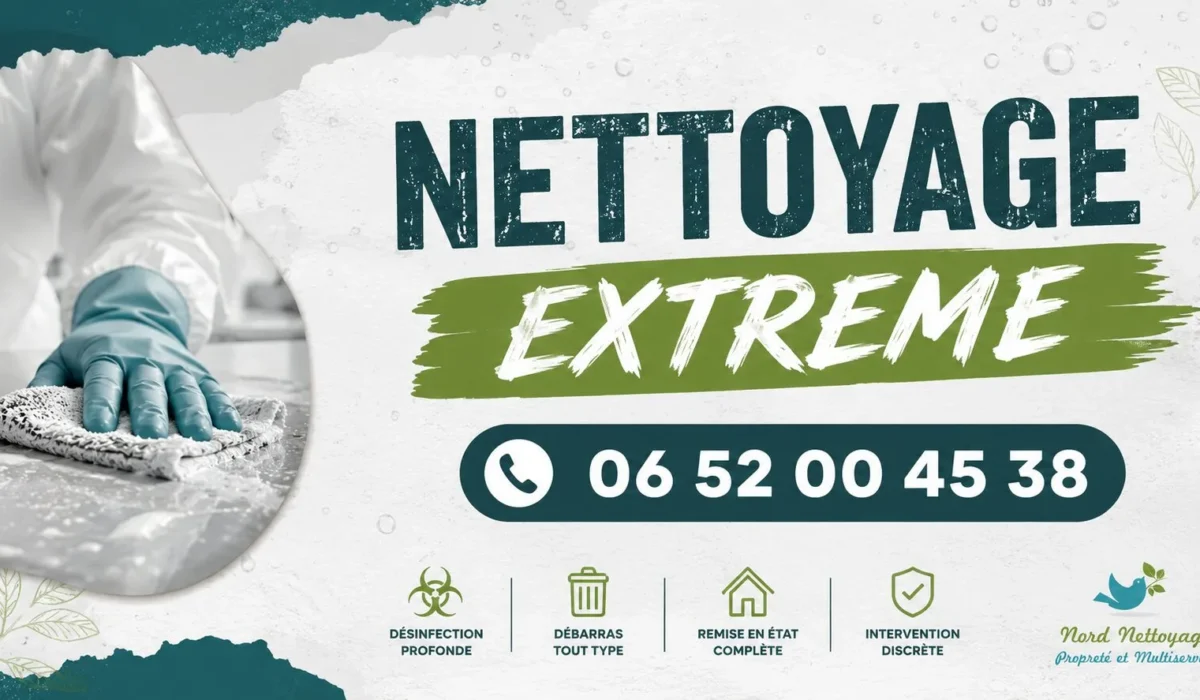 Le Quesnoy : nos prestations de nettoyage extrême