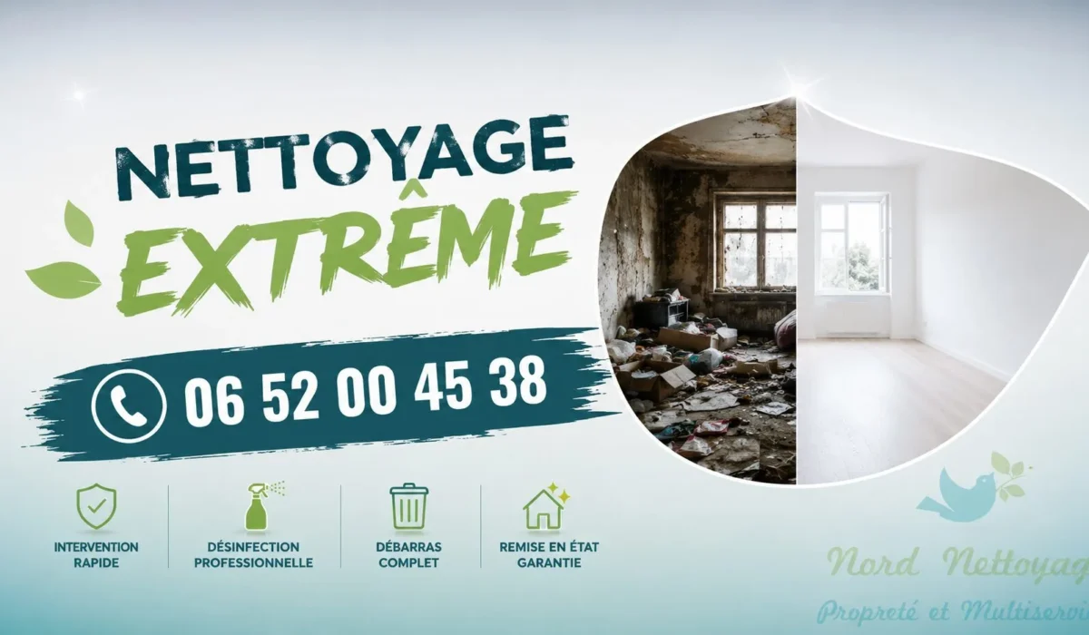 Lecelles : nos prestations de nettoyage extrême