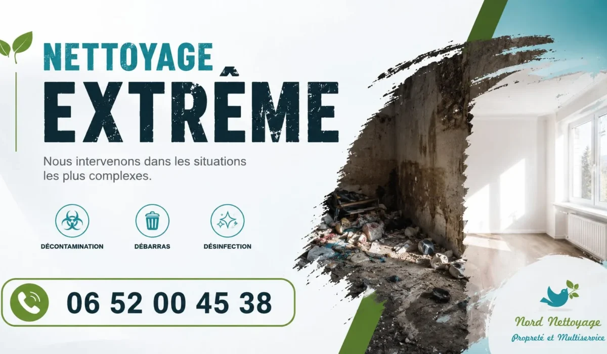 Lens : Nos prestations de nettoyage extrême