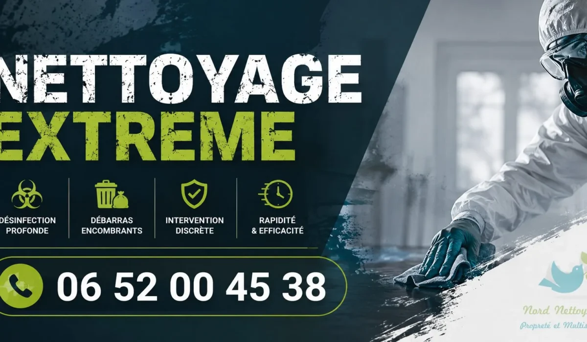 Lésigny : nos prestations de nettoyage extrême