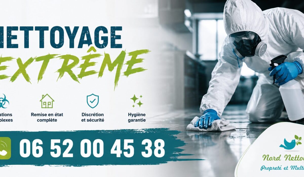 Intervention de nettoyage extrême à Levallois-Perret réalisée par des experts équipés pour l'assainissement et la remise en état de locaux dégradés.