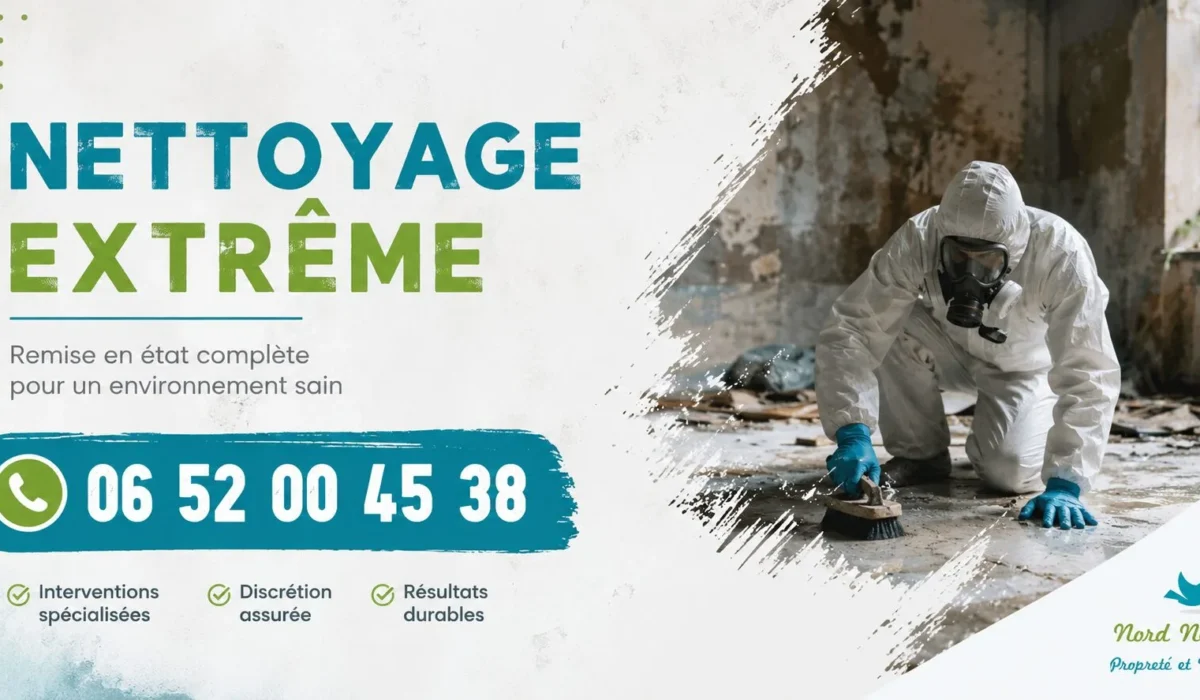 Lezennes : nos prestations de nettoyage extrême