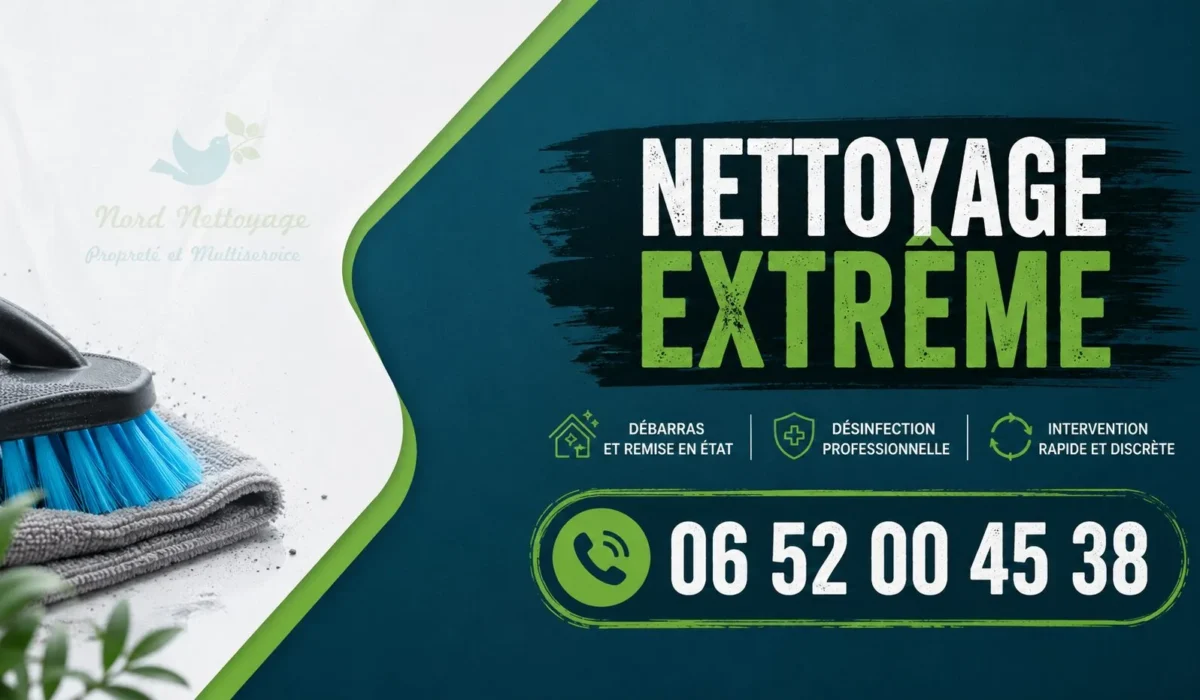 Libercourt : nos prestations de nettoyage extrême