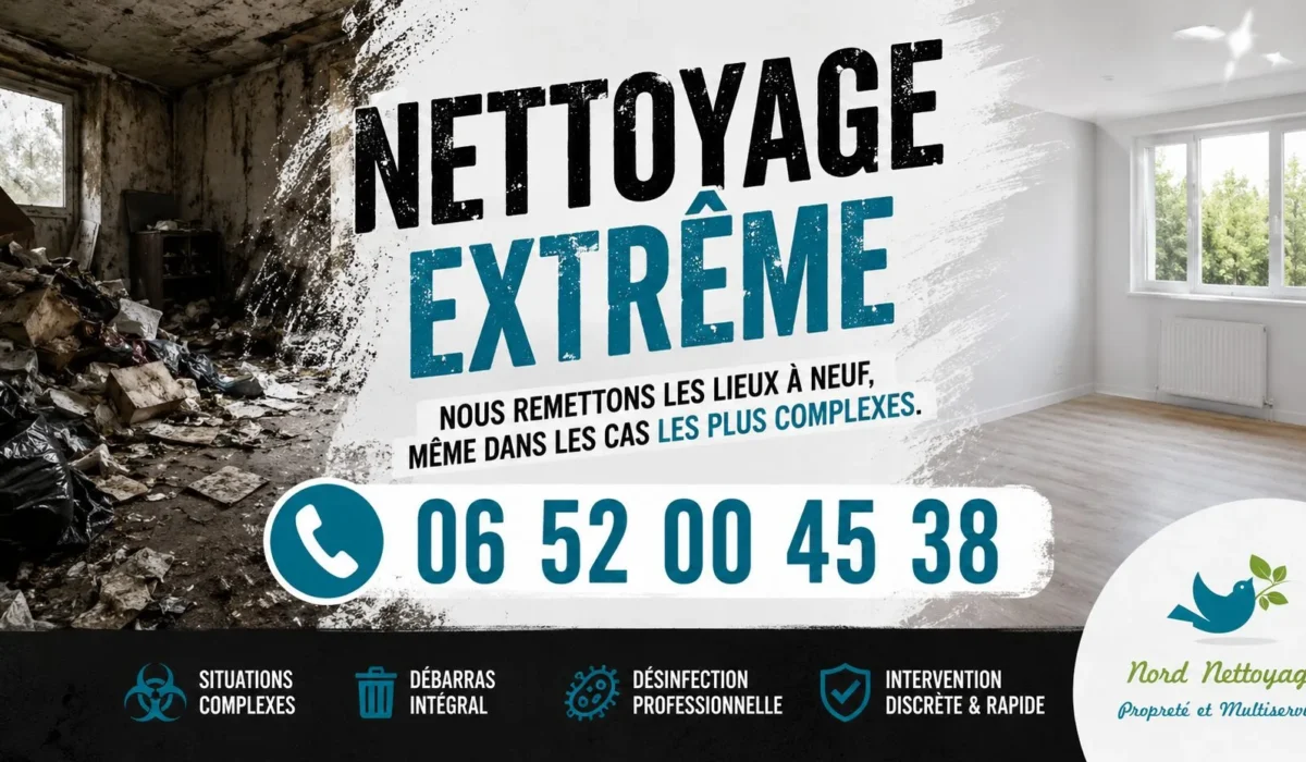 Lieusaint : nos prestations de nettoyage extrême