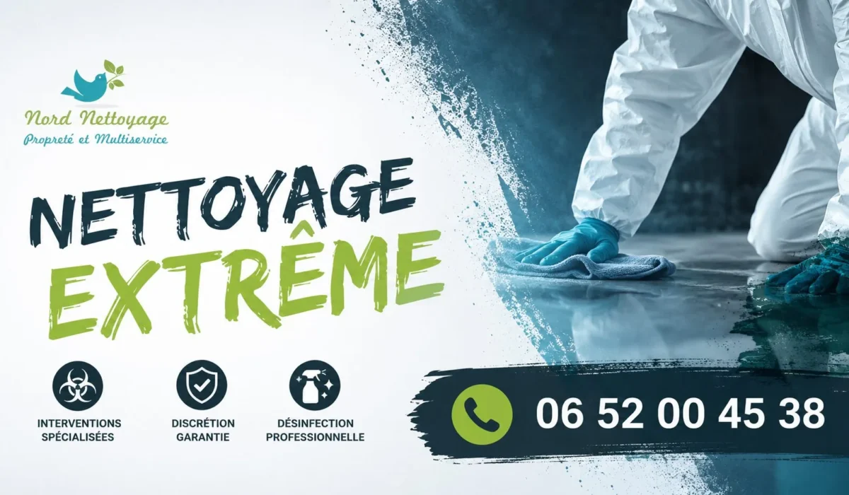 Liévin : Nos prestations de nettoyage extrême