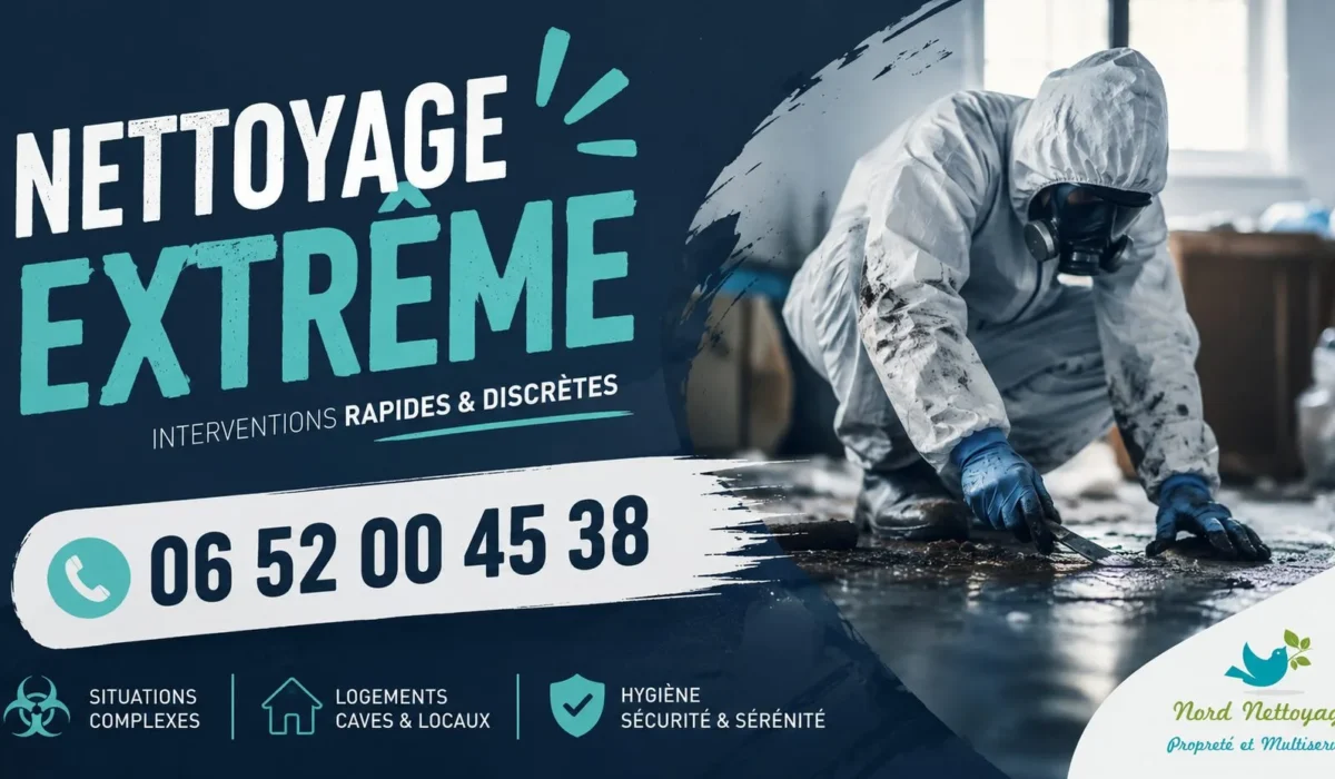 Linselles : nos prestations de nettoyage extrême