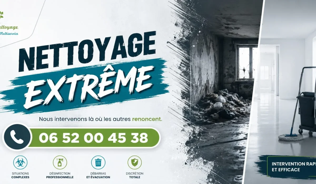 Lizy-sur-Ourcq : nos prestations de nettoyage extrême