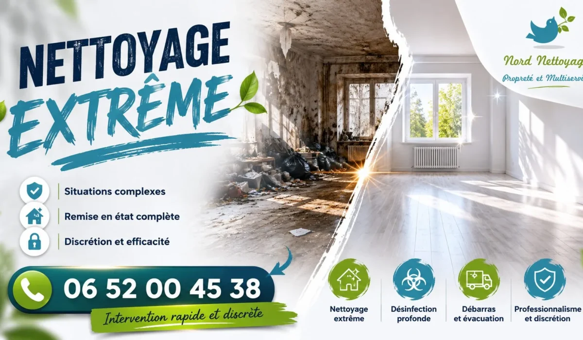 Longuenesse : nos prestations de nettoyage extrême