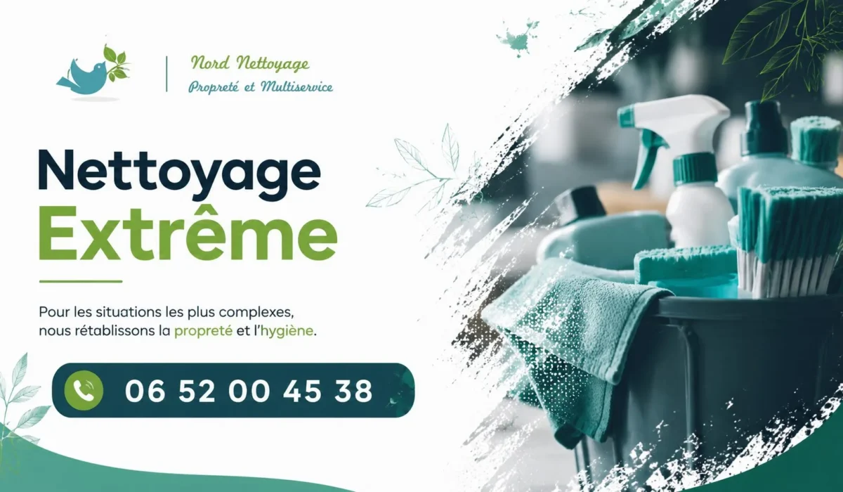 Louvroil : nos prestations de nettoyage extrême