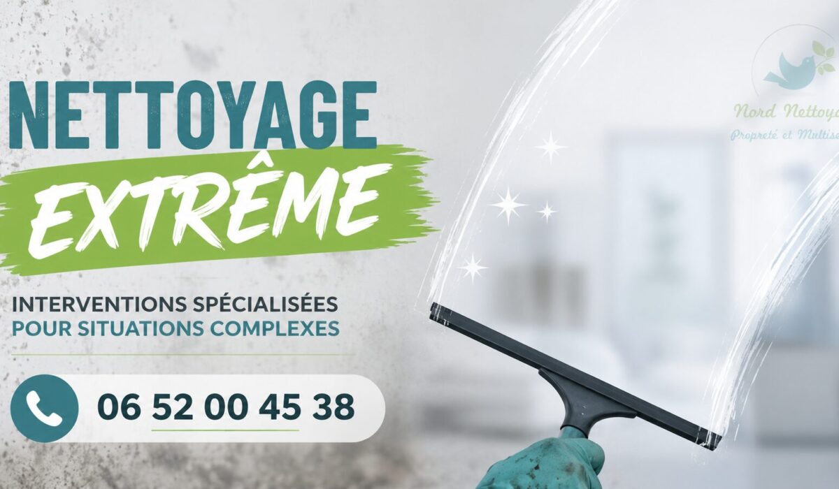 Nettoyage extrême à Lozanne pour logement insalubre, désinfection et remise en état