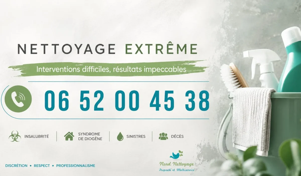 Maing : nos prestations de nettoyage extrême