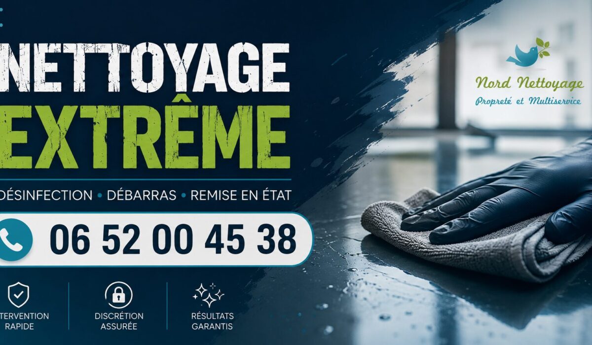 Nettoyage extrême à Malissard avec intervention rapide pour logements insalubres, désinfection, débarras et remise en état.