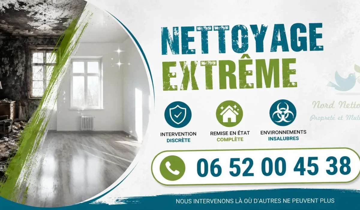 Mametz : nos prestations de nettoyage extrême