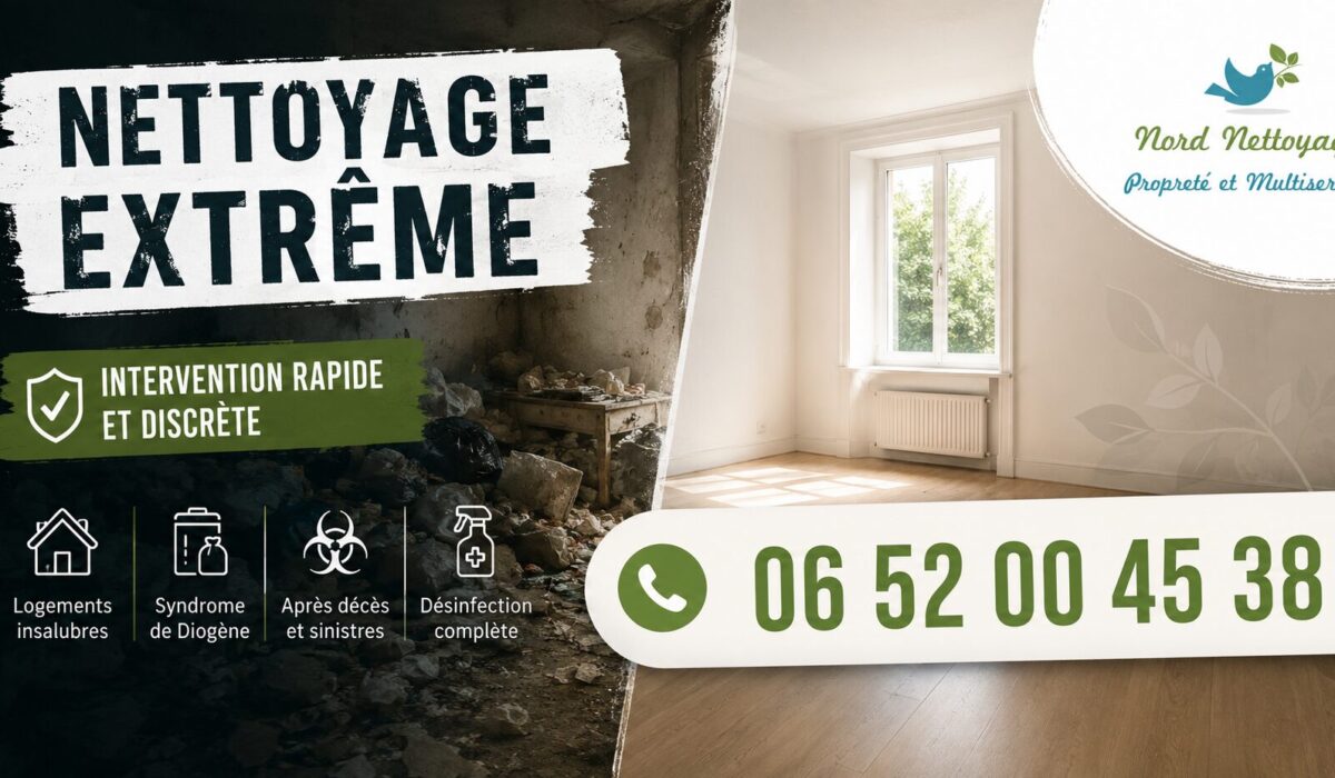 Nettoyage extrême à Marcy-l'Étoile après syndrome de Diogène, décès, sinistre et logement insalubre avec intervention rapide.