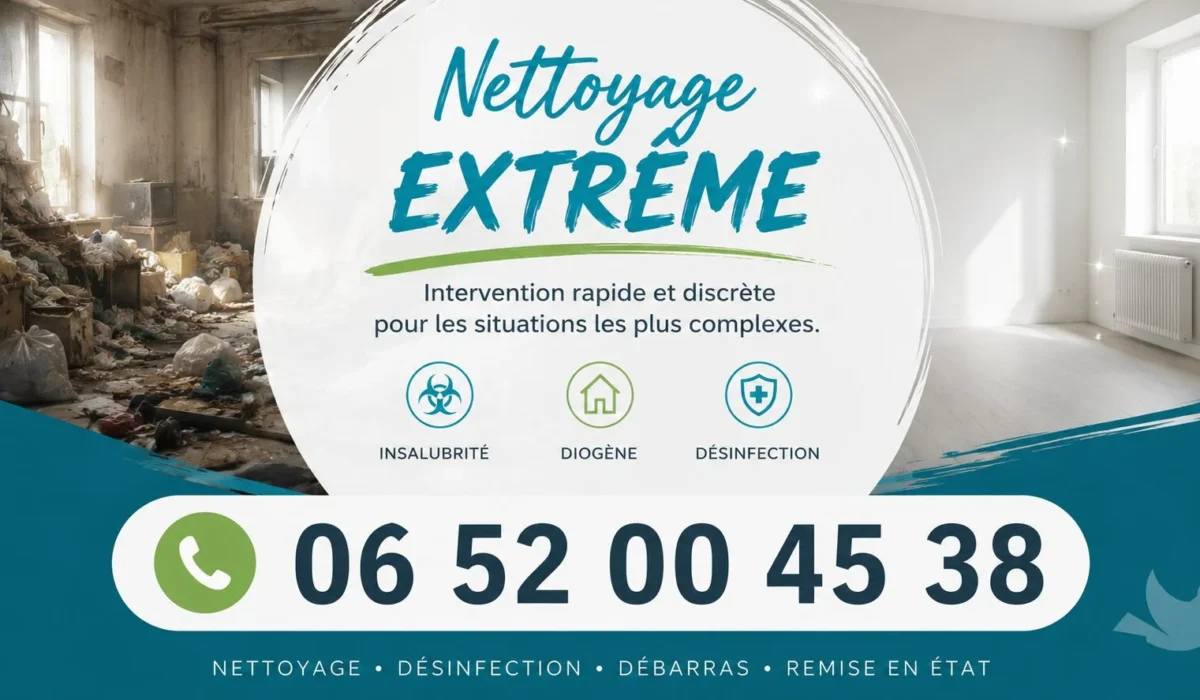Marpent : nos prestations de nettoyage extrême