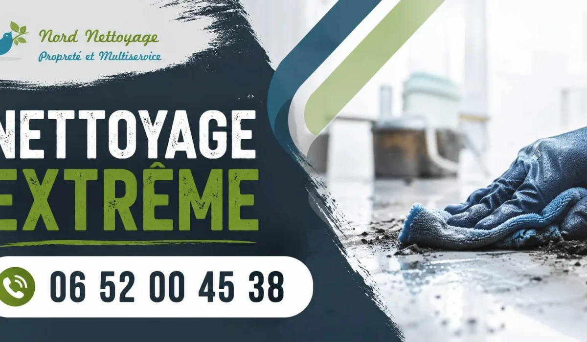 Masnières : nos prestations de nettoyage extrême