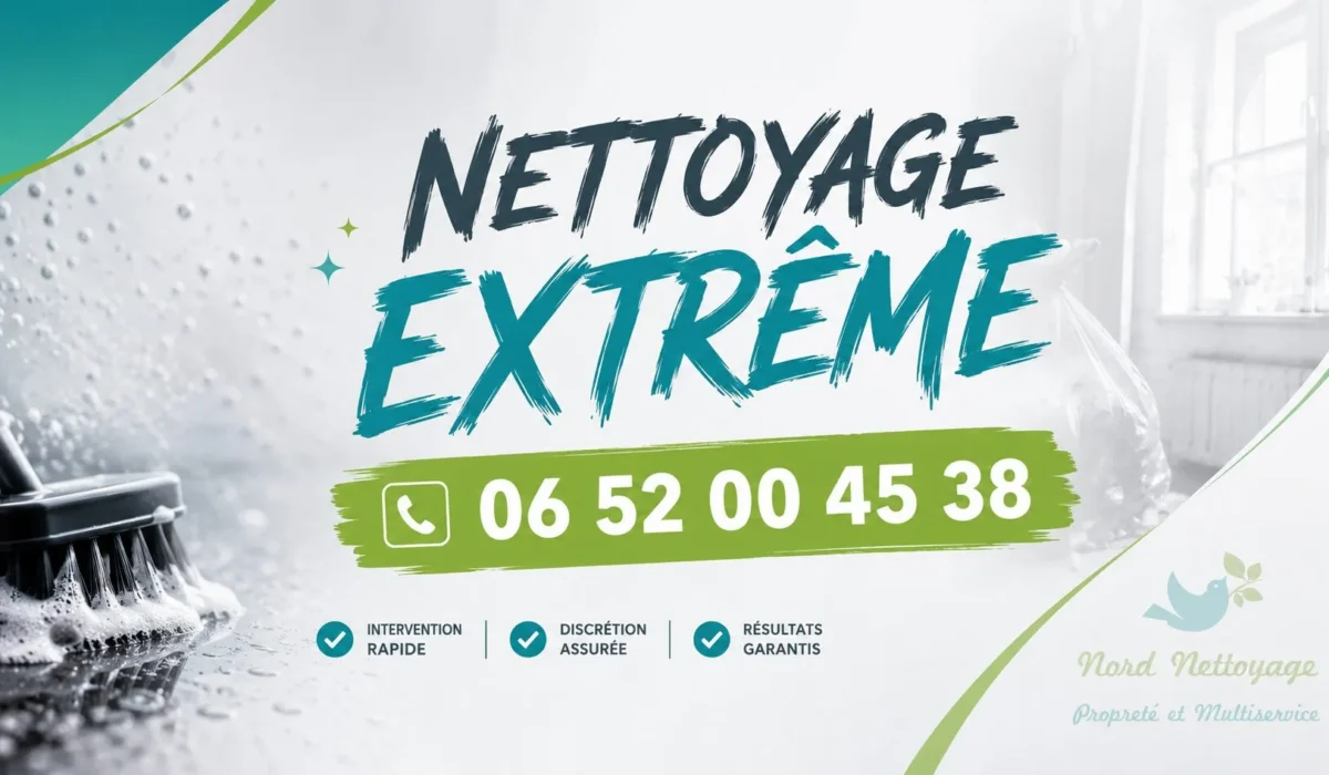 Masny : nos prestations de nettoyage extrême