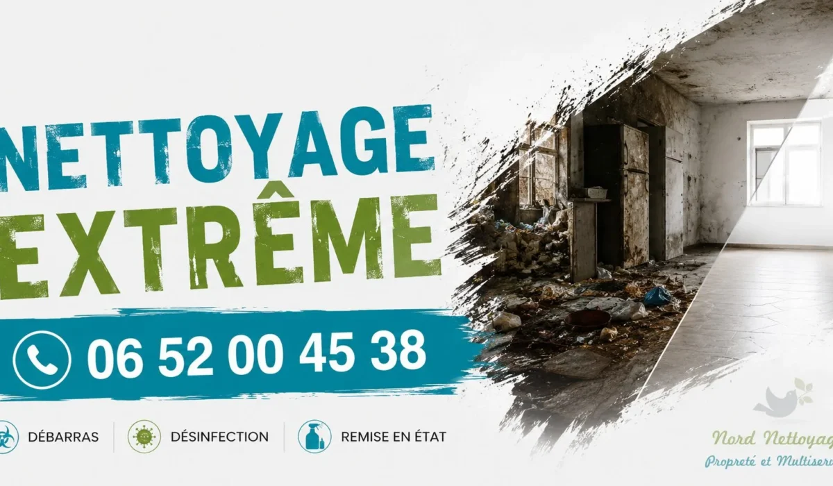 Maubeuge : nos prestations de nettoyage extrême