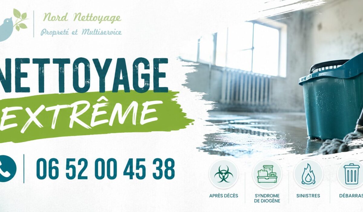Intervention de nettoyage extrême à Megève par Nord Nettoyage avec prise en charge rapide des logements insalubres, après sinistre et syndrome de Diogène.