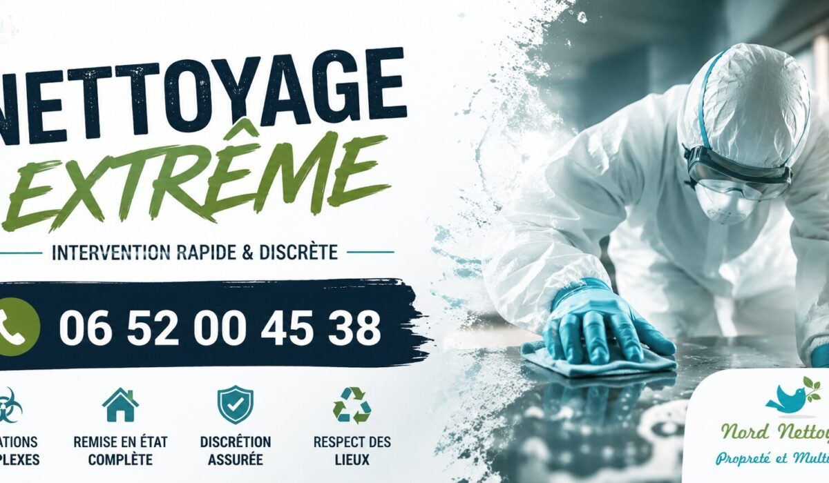 Service de nettoyage extrême à Melun avec remise en état complète de logements insalubres et situations complexes.