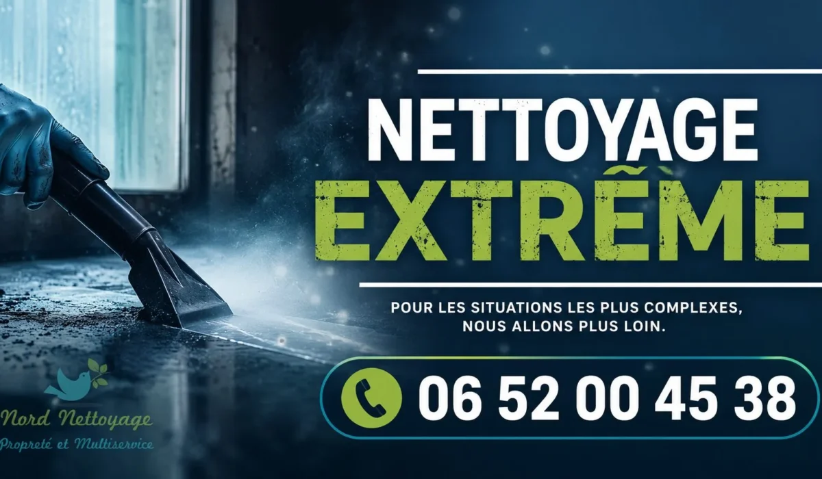 Menucourt : nos prestations de nettoyage extrême