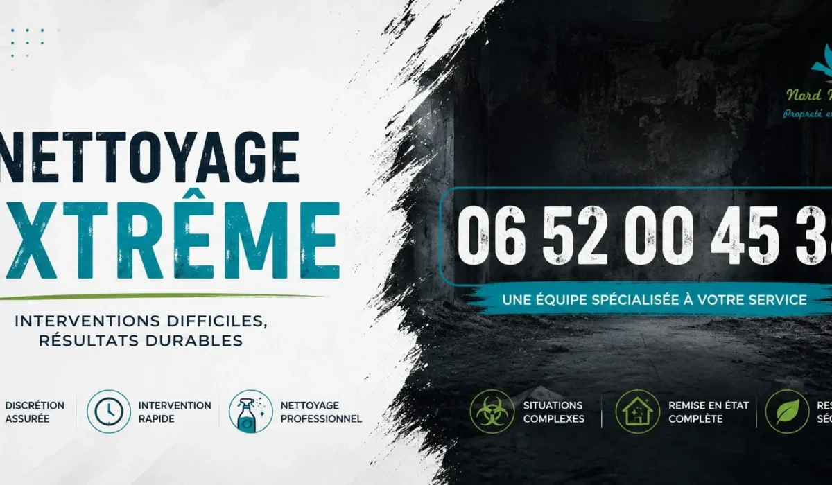 Mériel : nos prestations de nettoyage extrême