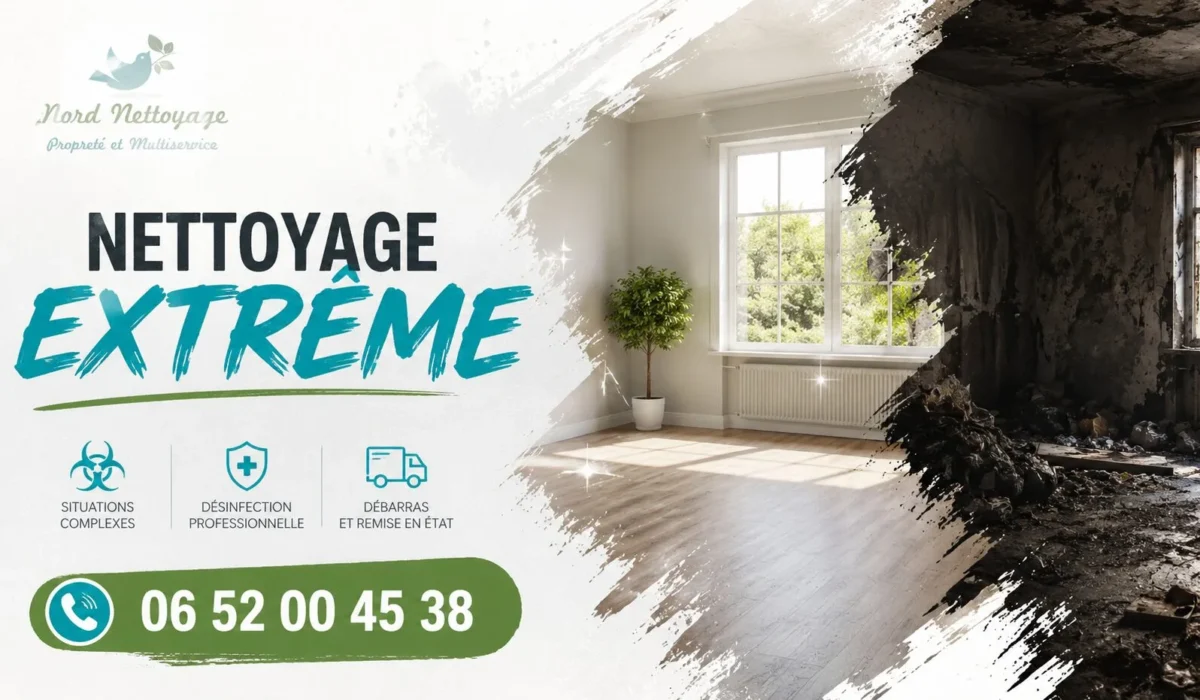 Méru : nos prestations de nettoyage extrême
