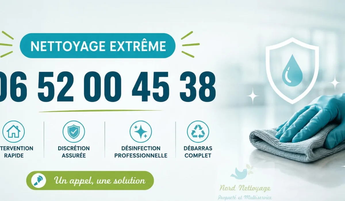 Meurchin : nos prestations de nettoyage extrême