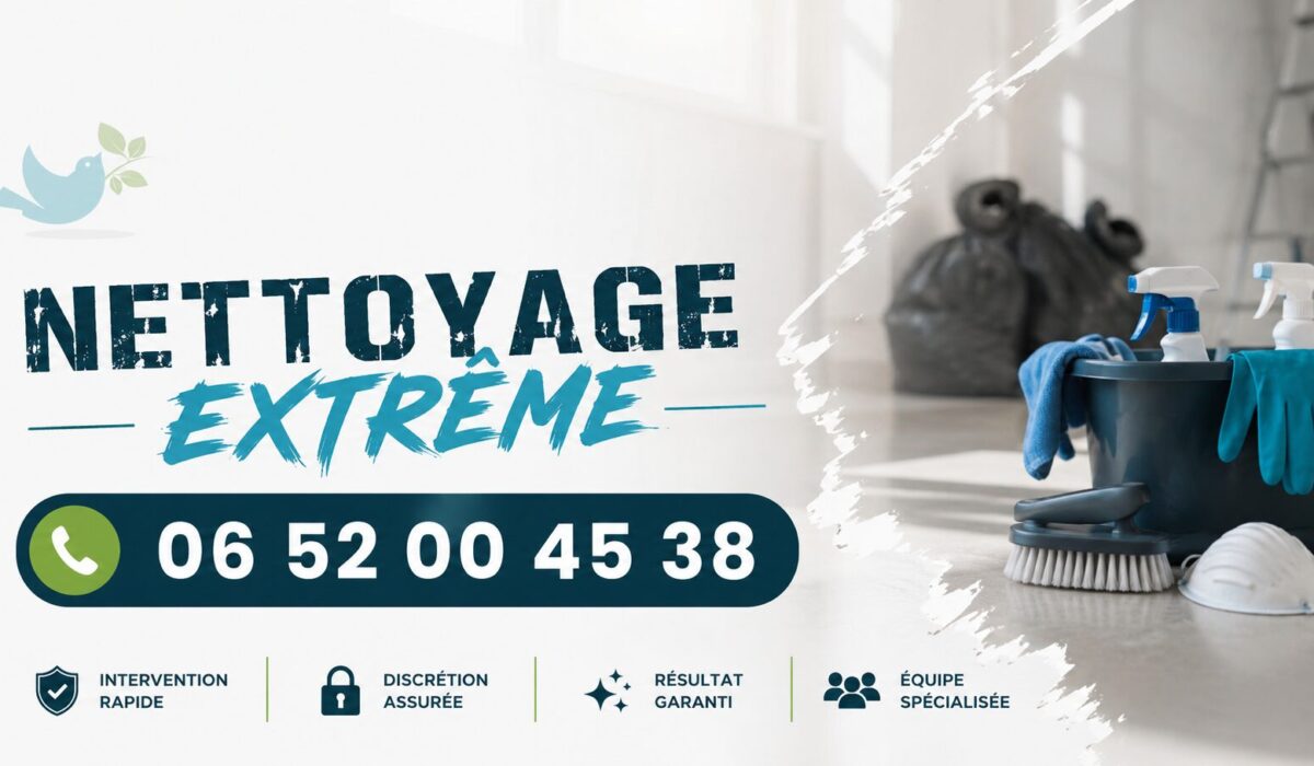 Service de nettoyage extrême à Mionnay avec intervention professionnelle pour logement insalubre, syndrome de Diogène et remise en état complète.