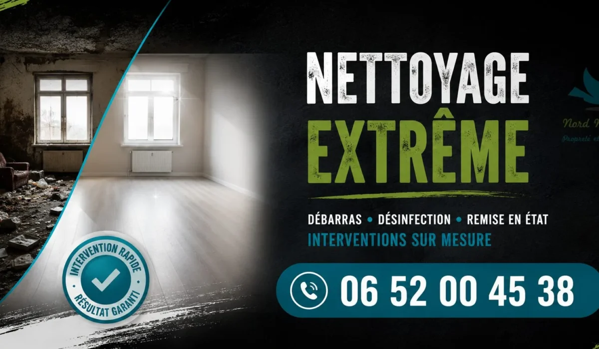 Monéteau : nos prestations de nettoyage extrême