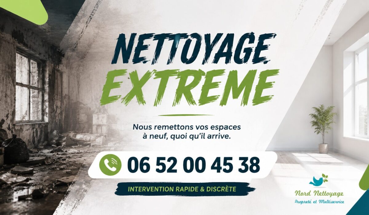 Nettoyage extrême à Monnetier-Mornex avec remise en état complète de logements insalubres, débarras et désinfection professionnelle.