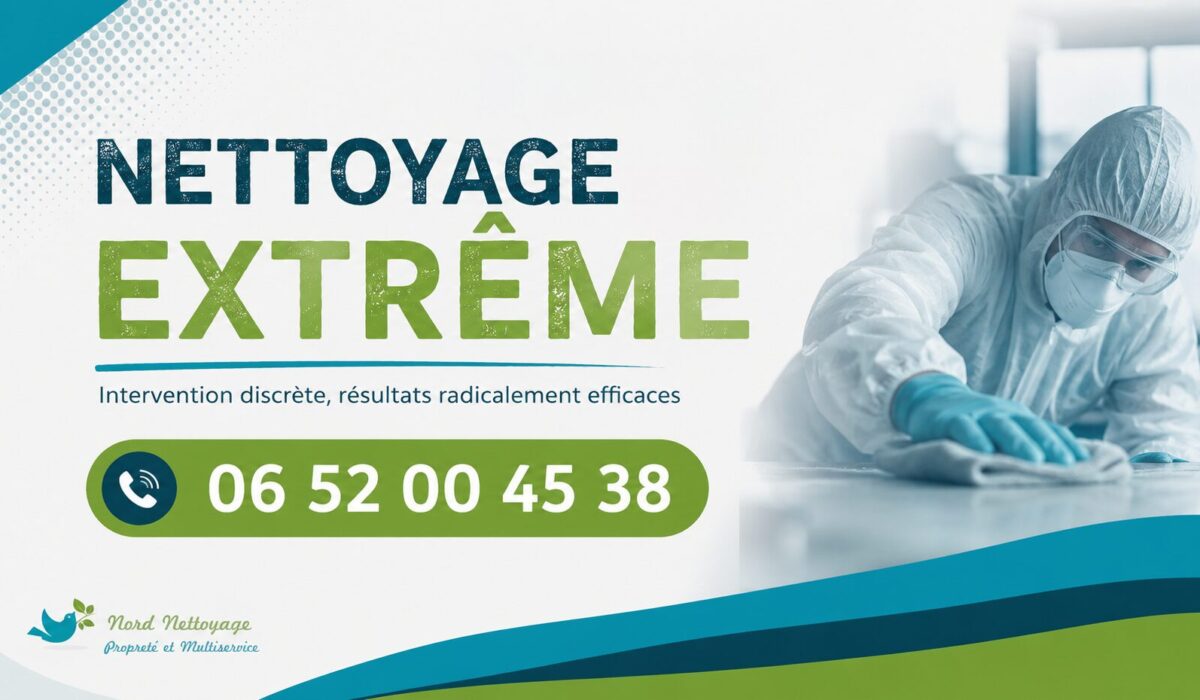 Nettoyage extrême professionnel avec intervention spécialisée et numéro de contact 06 52 00 45 38
