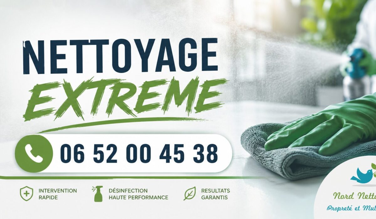 Nettoyage extrême à Montfermeil avec intervention rapide pour logements insalubres, syndrome de Diogène et remise en état complète.