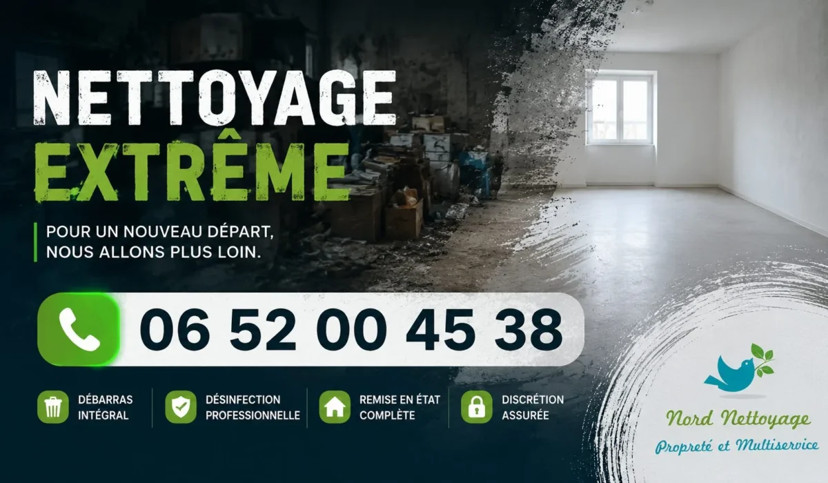 Montigny-en-Gohelle : nos prestations de nettoyage extrême