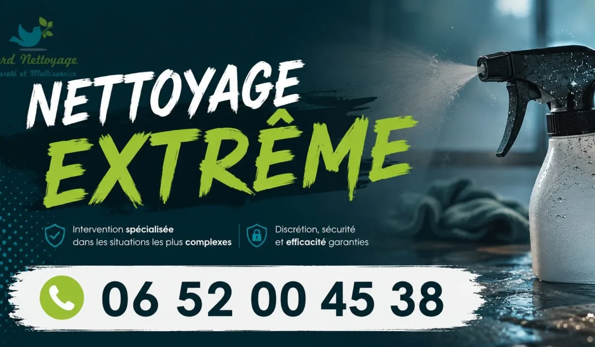 Montmagny : nos prestations de nettoyage extrême