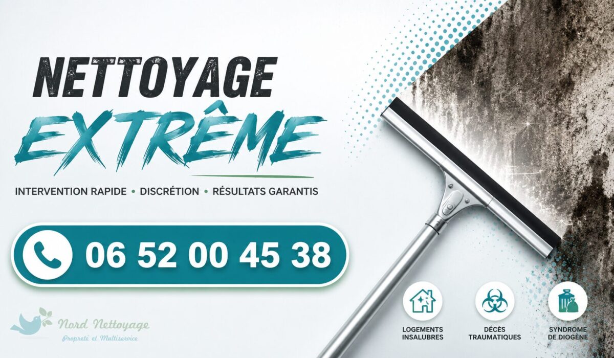 Nettoyage extrême à Montmerle-sur-Saône pour logements insalubres, syndrome de Diogène, après décès, débarras et désinfection.