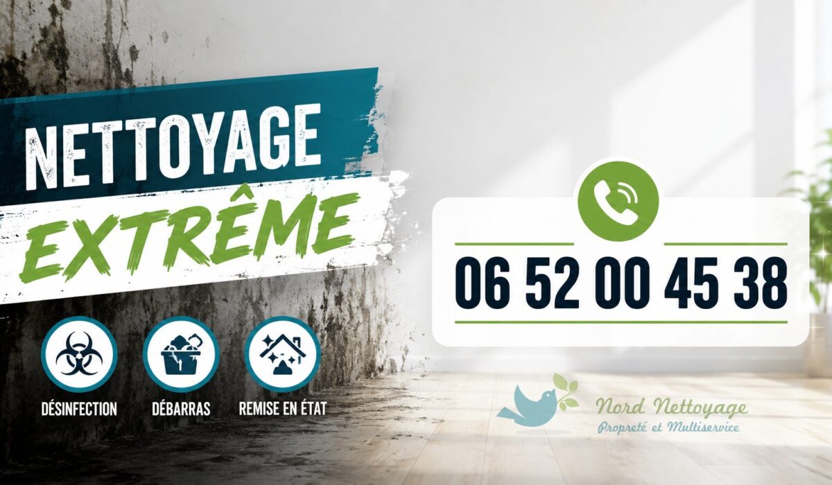 Intervention de nettoyage extrême à Montrevel-en-Bresse avec désinfection, débarras et remise en état complète de logements insalubres.