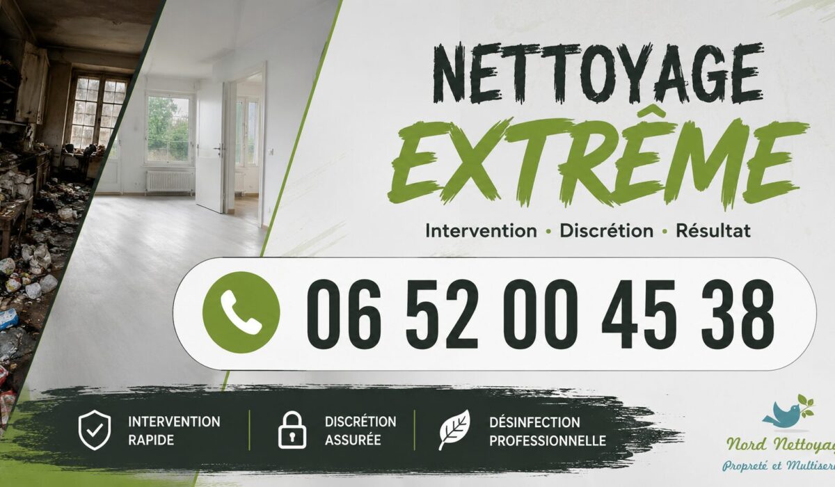 Équipe spécialisée en nettoyage extrême à Montrouge pour remise en état, désinfection et débarras de logements insalubres