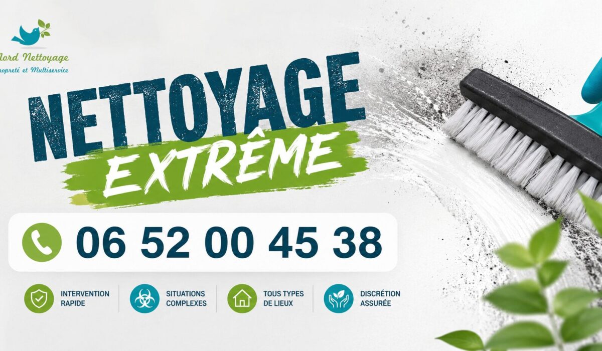 Service de nettoyage extrême à Morsang-sur-Orge avec intervention rapide pour logements insalubres, syndrome de Diogène, après sinistre et désinfection professionnelle.